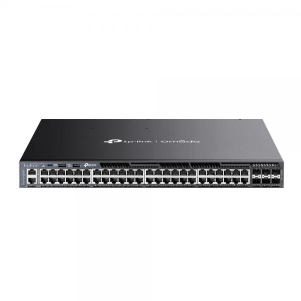 TP-Link Omada 48-Portgigabit Stackable L3 Managed Poe+ Switch With 6 10ge Sfp+ Slots