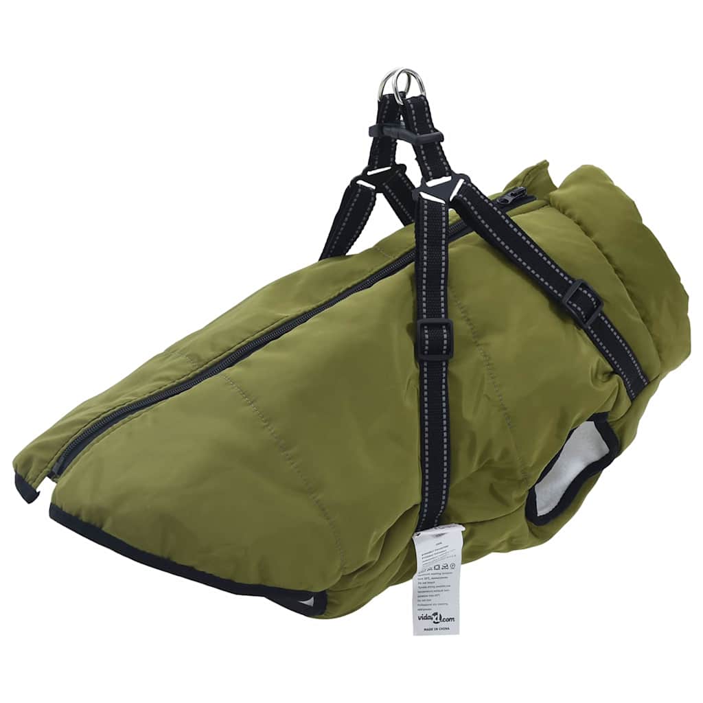 Cappotto Per Cani Verde Militare 4xl Pile E Poliestere