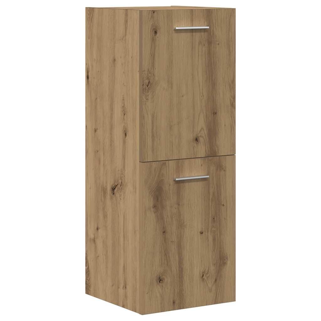 Set Mobili Da Bagno 4 Pz Rovere Artigianale Legno Multistrato - Image 5