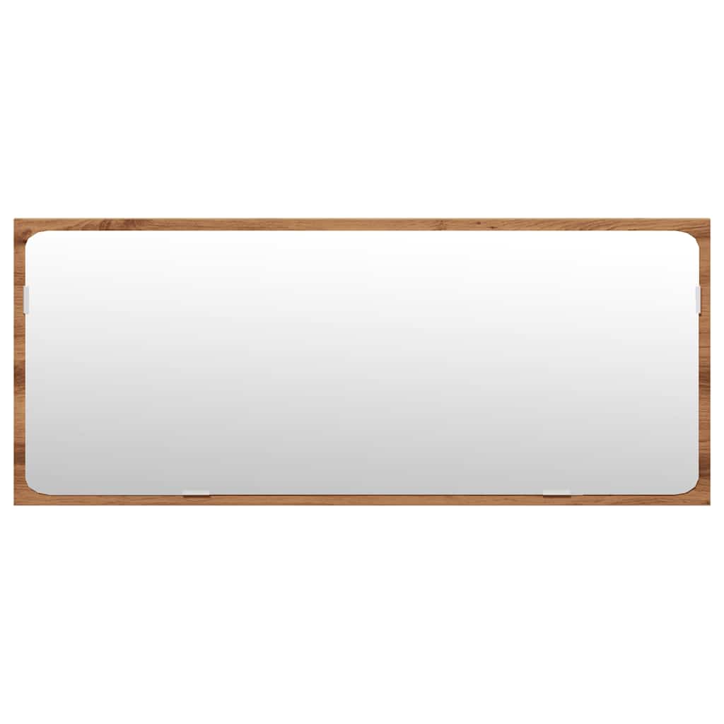 Set Mobili Da Bagno 4 Pz Rovere Artigianale Legno Multistrato - Image 4