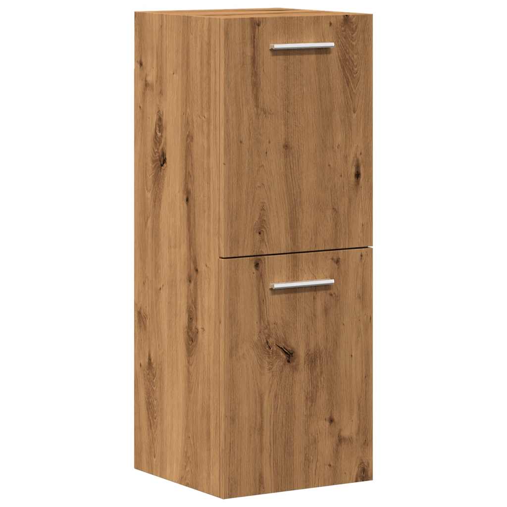 Set Mobili Da Bagno 4 Pz Rovere Artigianale Legno Multistrato - Image 5