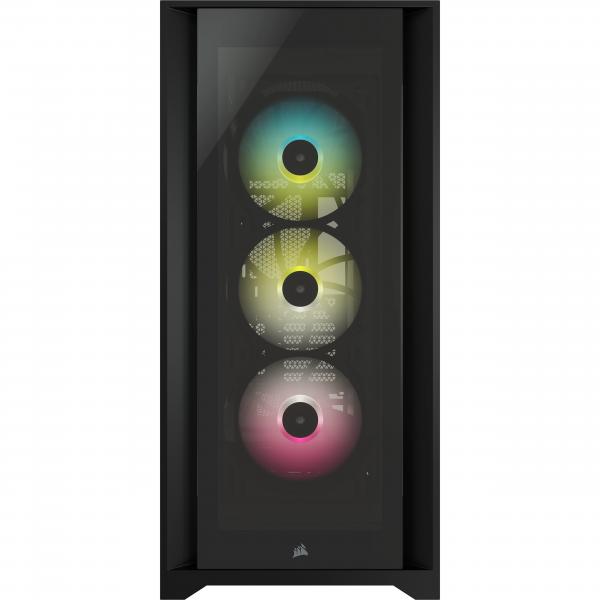 Corsair Icue 5000x Rgb MidI-Tower, Tempered Glass - Schwarz