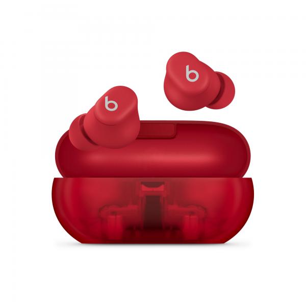 Apple Beats Solo Buds Transparent Red