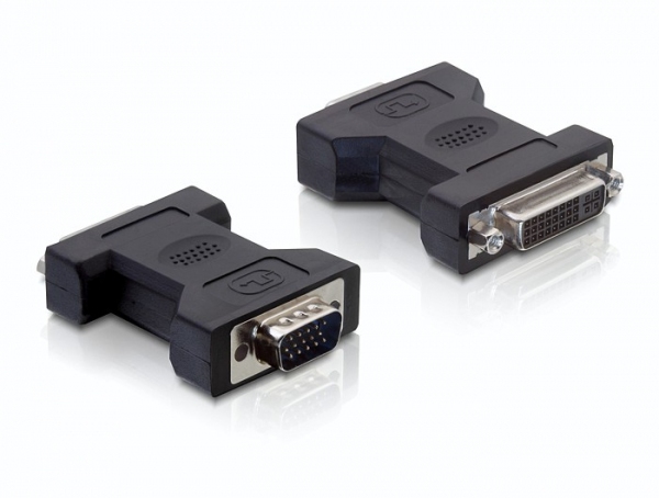 Adattatore Vga Delock - Da DvI-I (w) A HD-15 (vga)