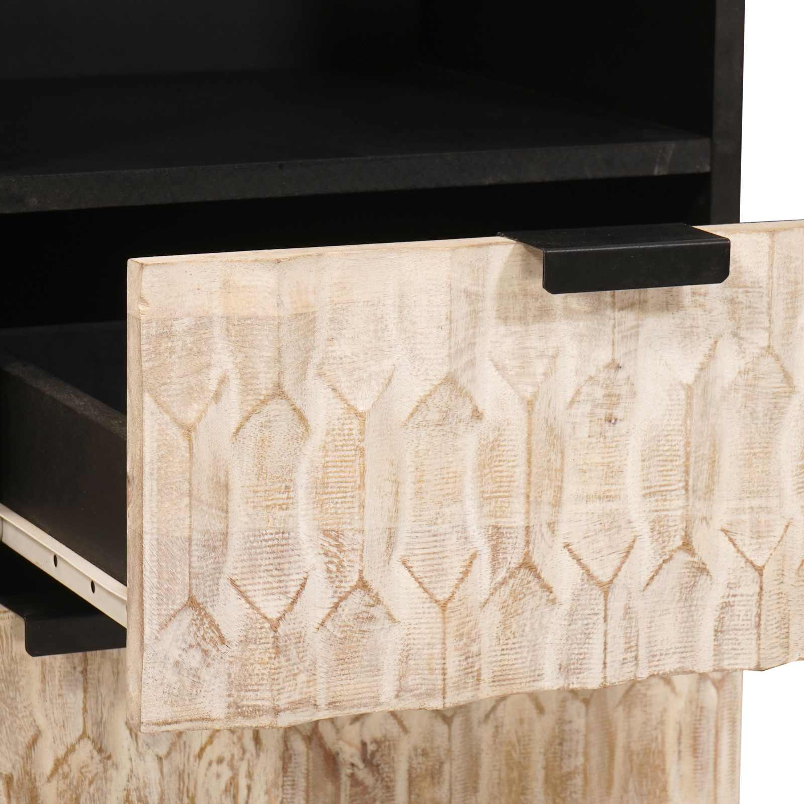 Mobile Da Bagno Bianco 38 X 33 X 160 Cm Legno Di Mango Massello - Image 5