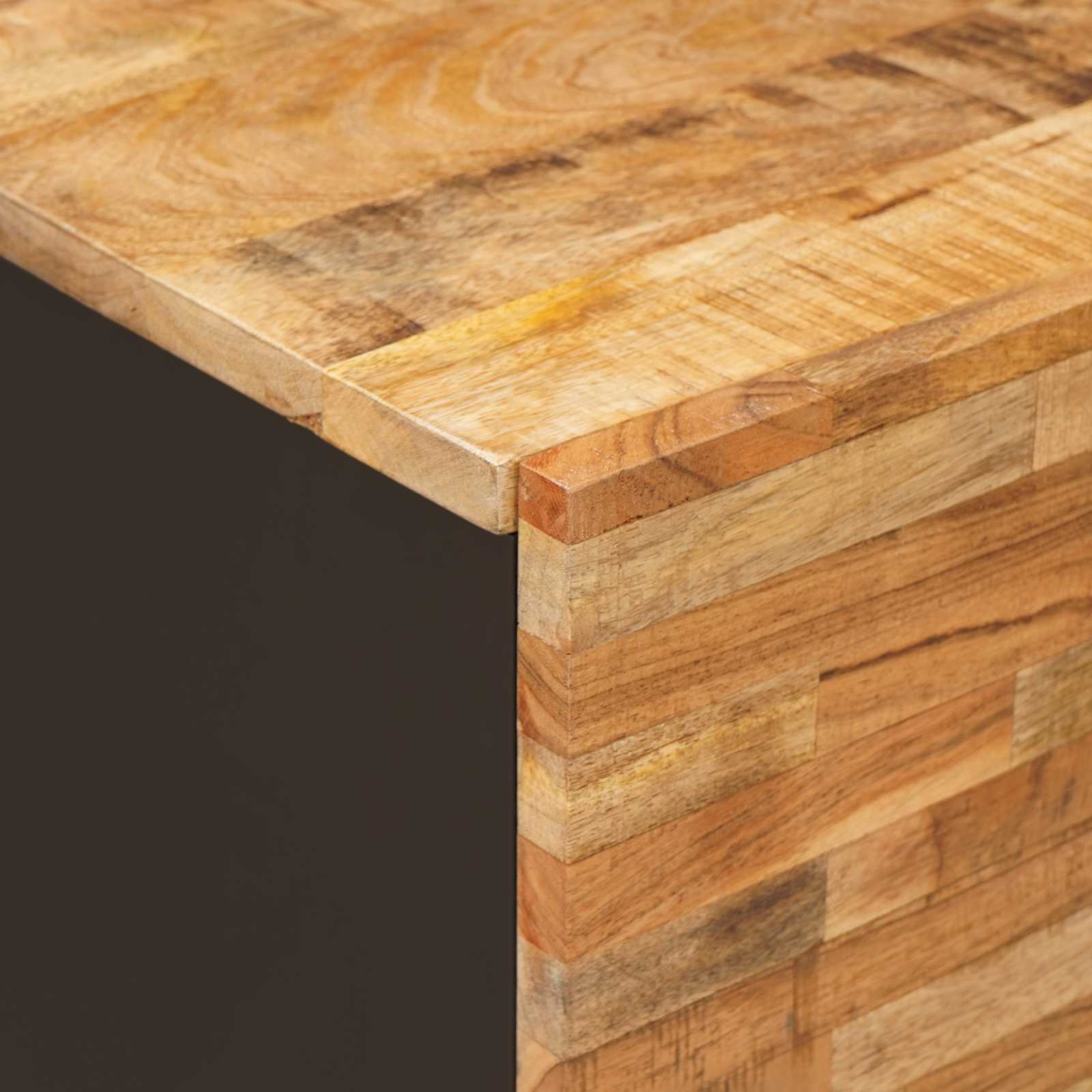 Mobile Appeso Da Bagno Con Porta Naturale 38 X 33,5 X 48 cm - Image 6