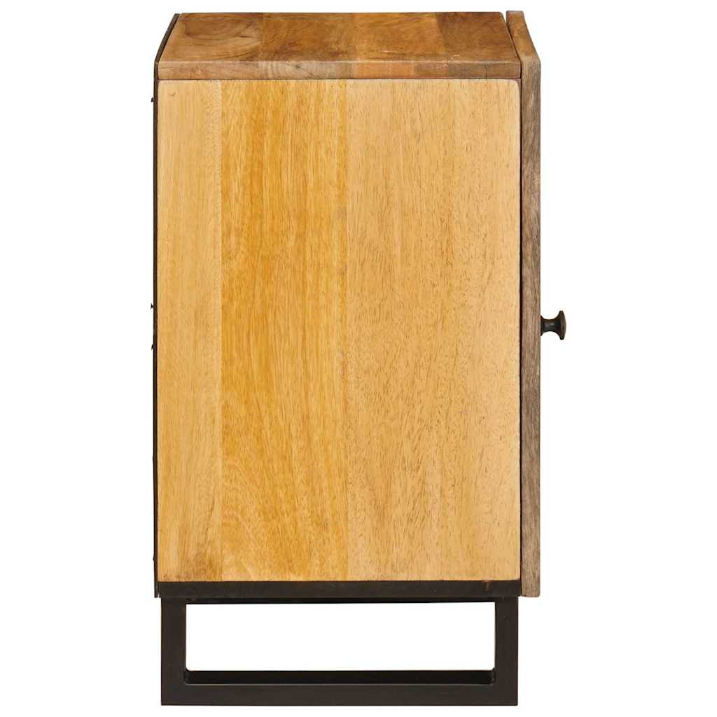 Mobile Da Bagno Marrone 38 X 33 X 58 Cm Legno Di Mango Massello - Image 4