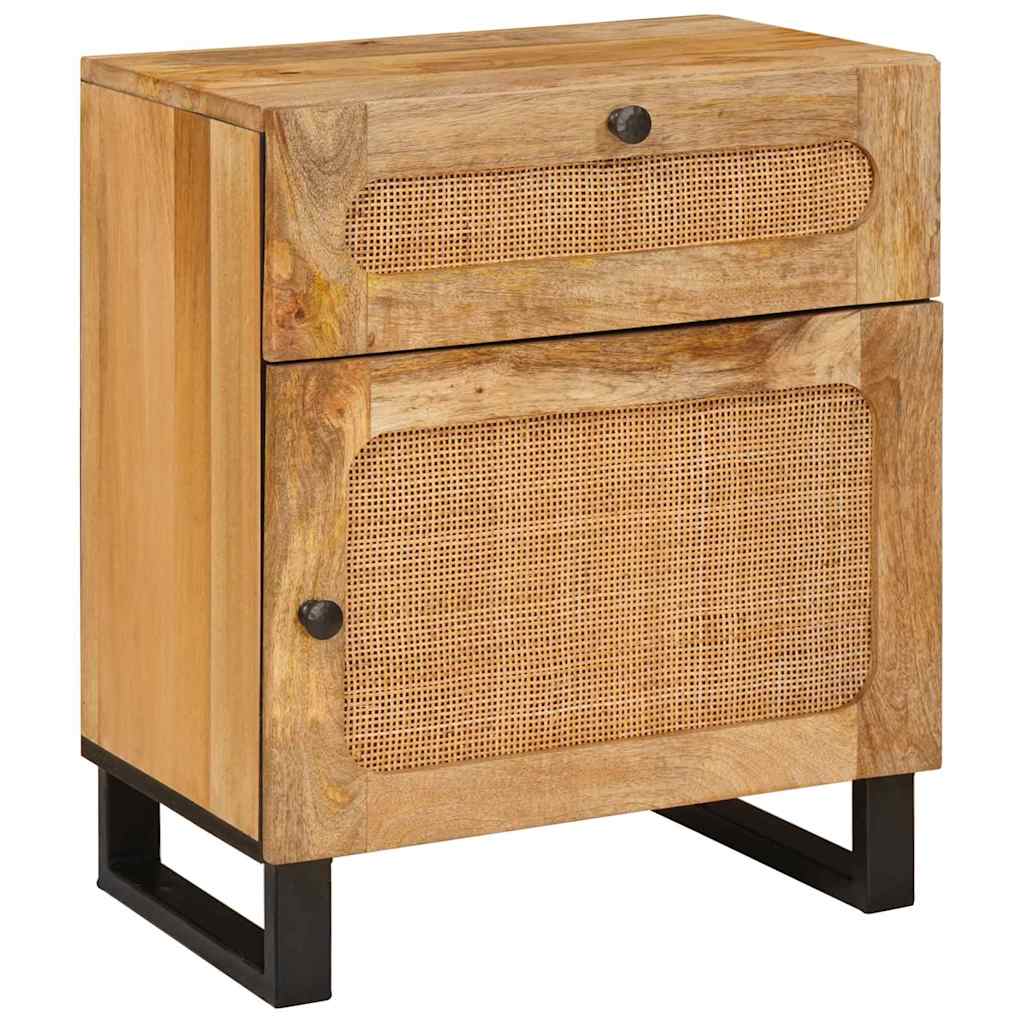 Armadio Da Notte Con Cassetto Naturale 50 X 33 X 60 cm