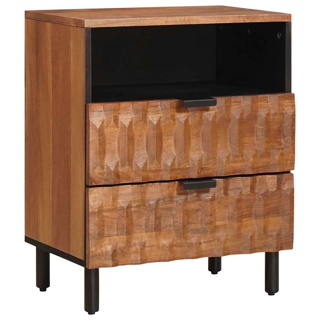 Armadio Da Notte Con Cassetto Marrone 50 X 33 X 60 cm