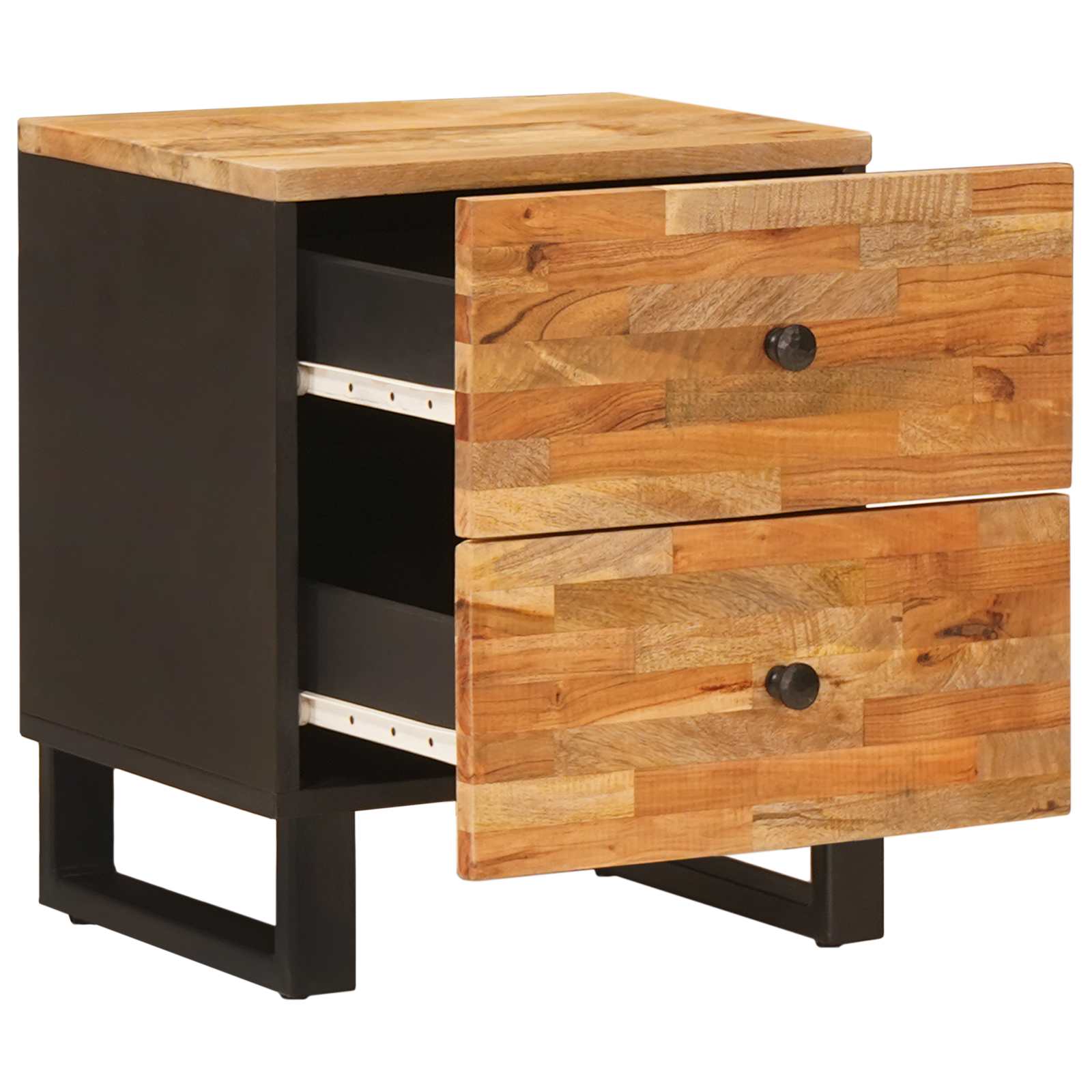 Armadio Da Notte Con Cassetto 2 Pcs Marrone 40 X 33,5 X 46 cm - Image 3