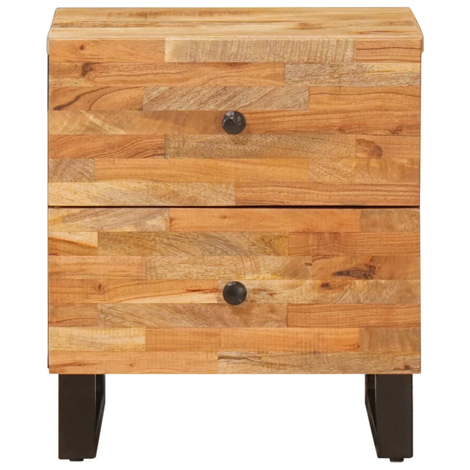 Armadio Da Notte Con Cassetto 2 Pcs Marrone 40 X 33,5 X 46 cm - Image 4