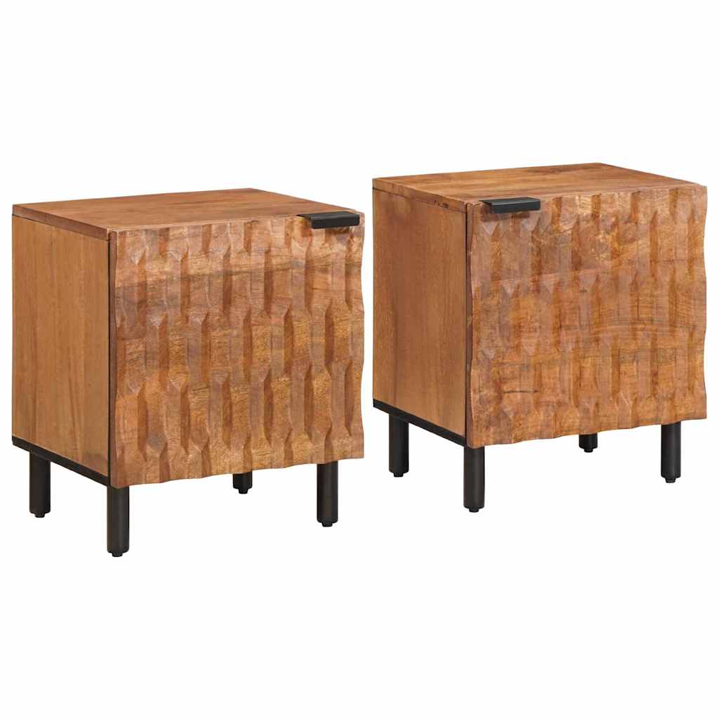 Armadio Da Notte 2 Pcs Marrone 40 X 33,5 X 46 cm