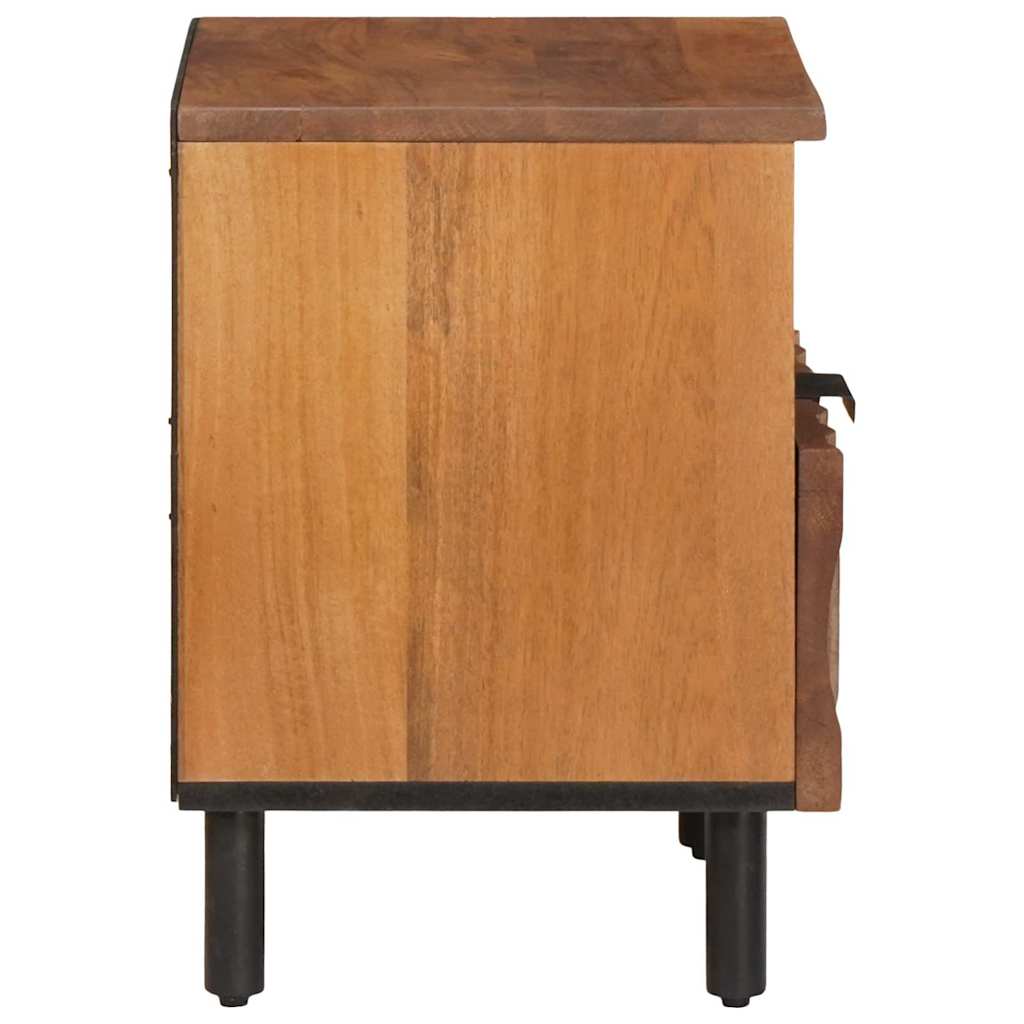 Armadio Da Notte Con Cassetto 2 Pcs Marrone 40 X 33 X 46 cm - Image 5