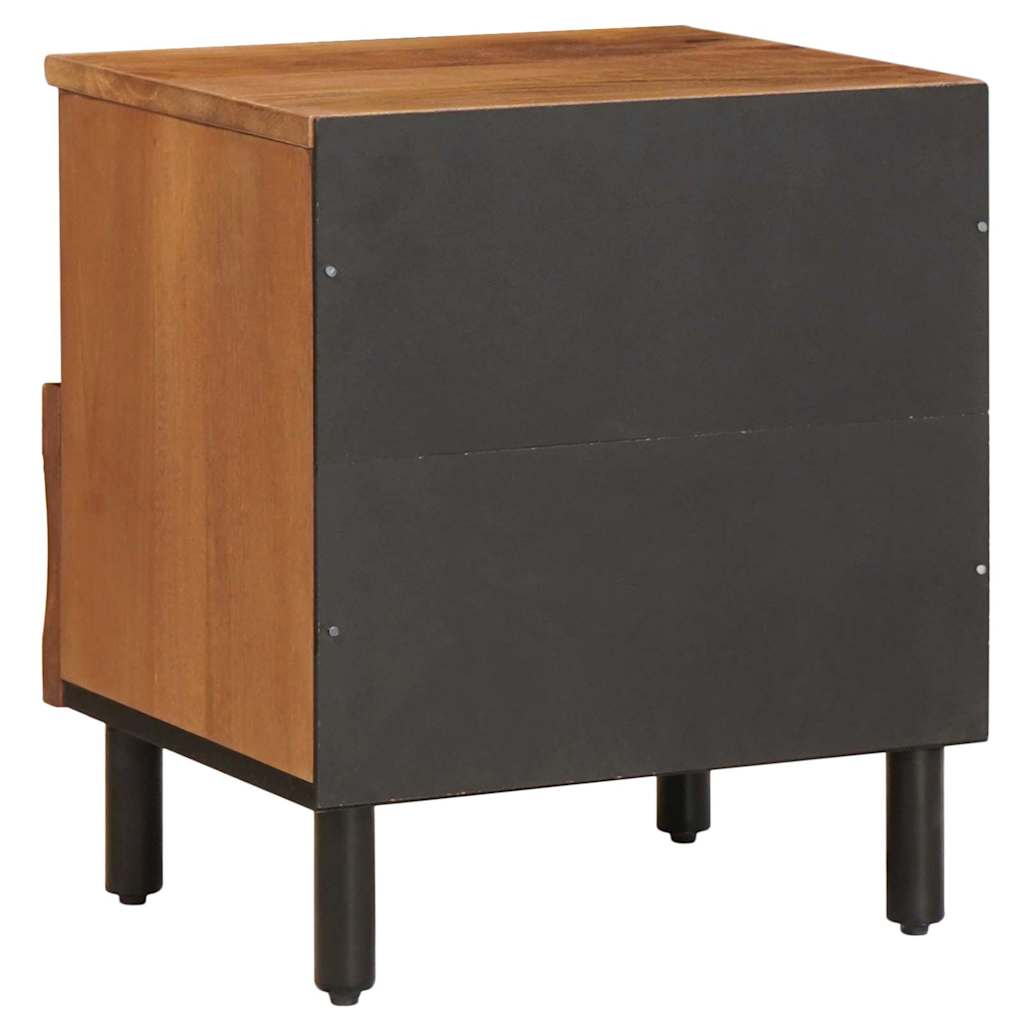 Armadio Da Notte Con Cassetto 2 Pcs Marrone 40 X 33 X 46 cm - Image 6