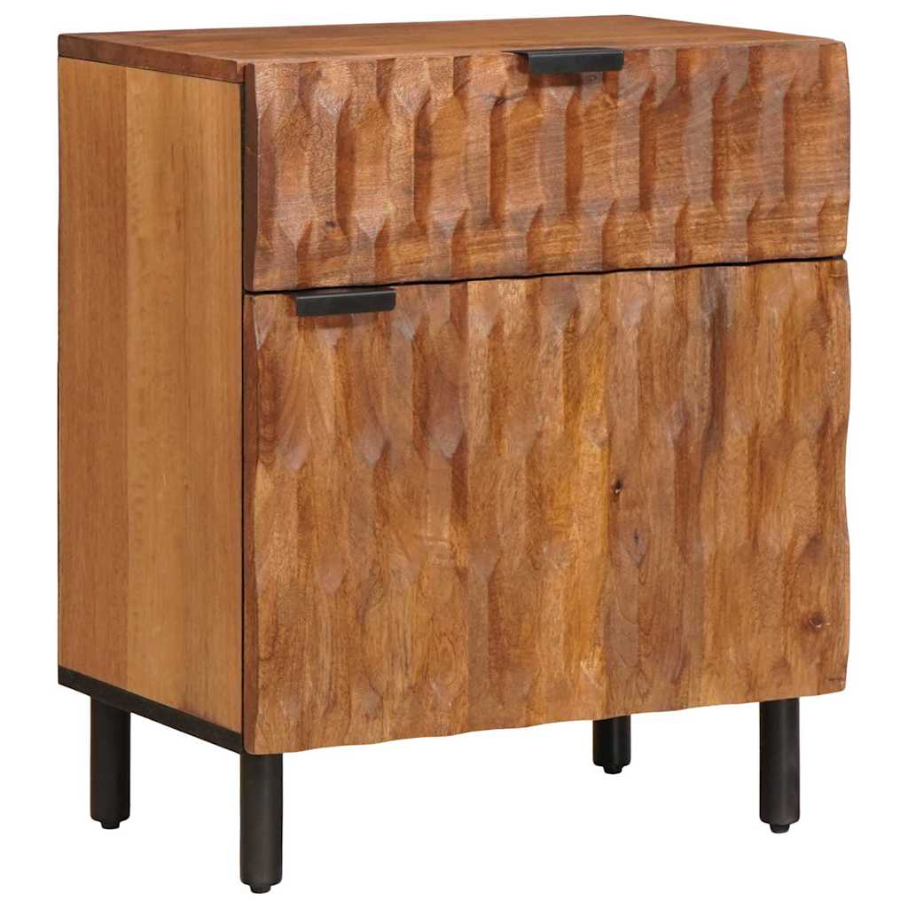 Armadio Da Notte Con Cassetto Marrone 50 X 33 X 60 cm