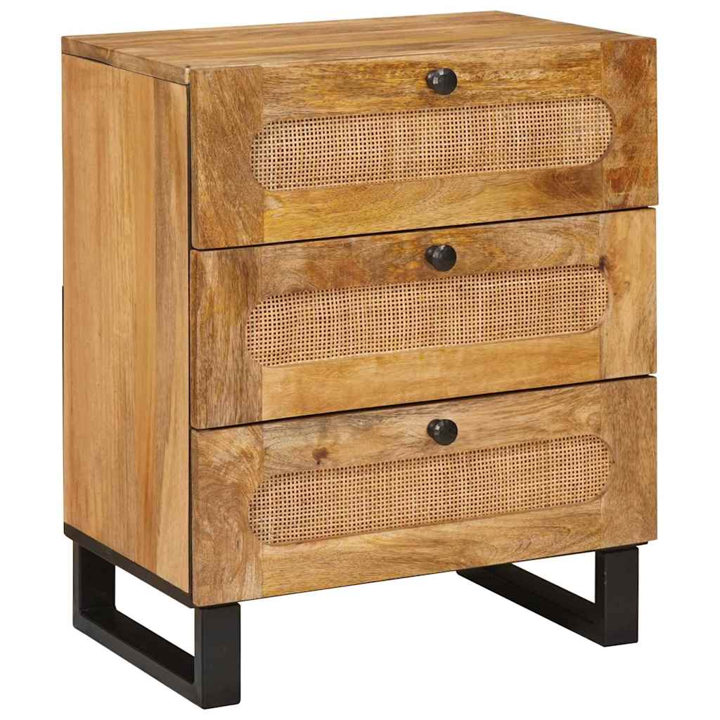 Armadio Da Notte Con Cassetto Naturale 50 X 33 X 60 cm