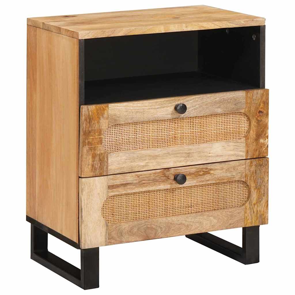 Armadio Da Notte Con Cassetto Naturale 50 X 33 X 60 cm