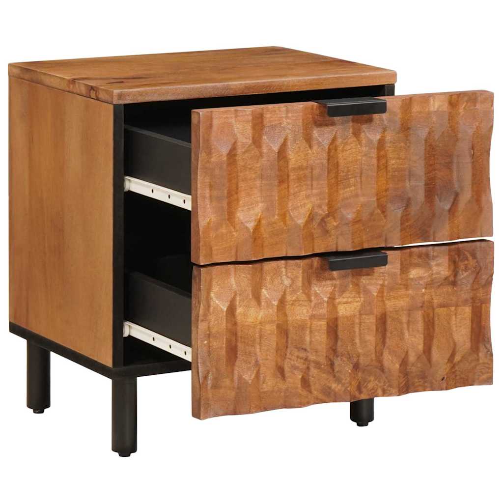 Armadio Da Notte Con Cassetto 2 Pcs Marrone 40 X 33,5 X 46 cm - Image 3
