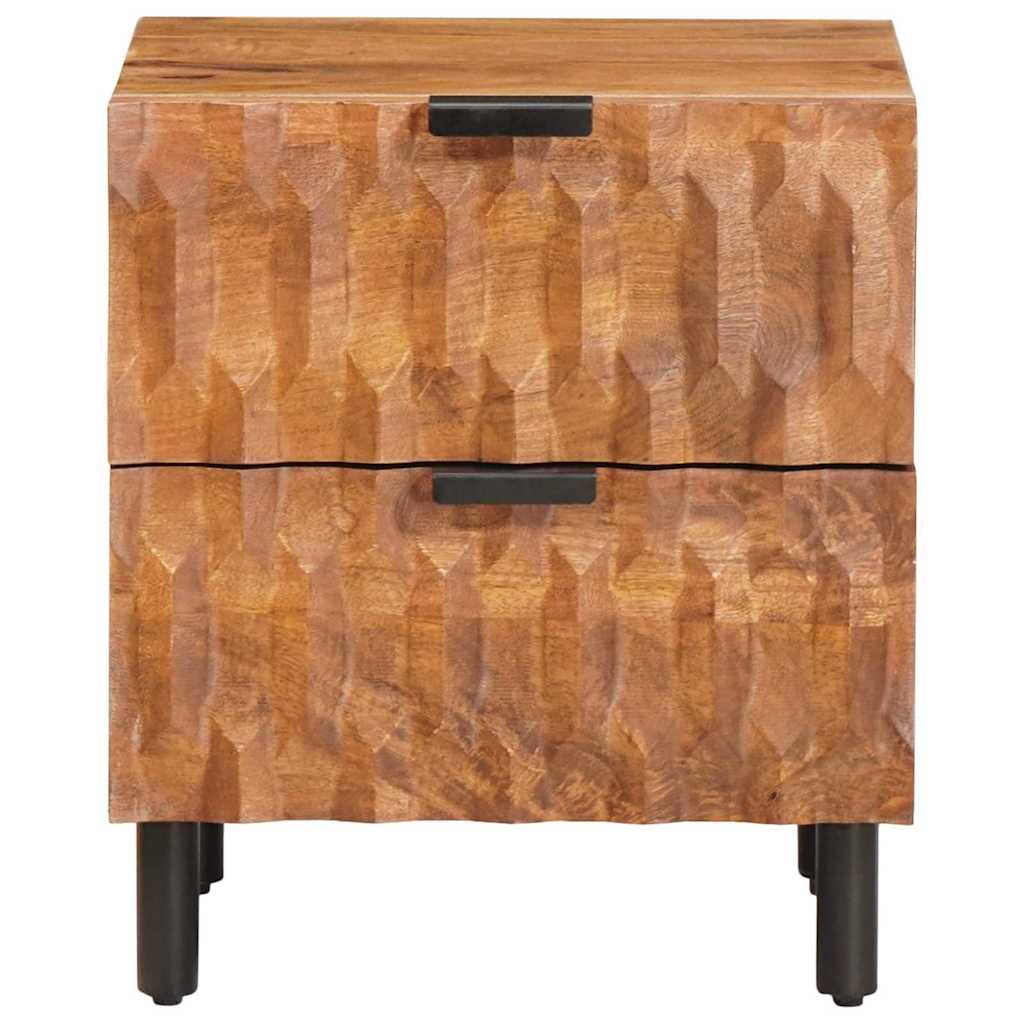Armadio Da Notte Con Cassetto 2 Pcs Marrone 40 X 33,5 X 46 cm - Image 4