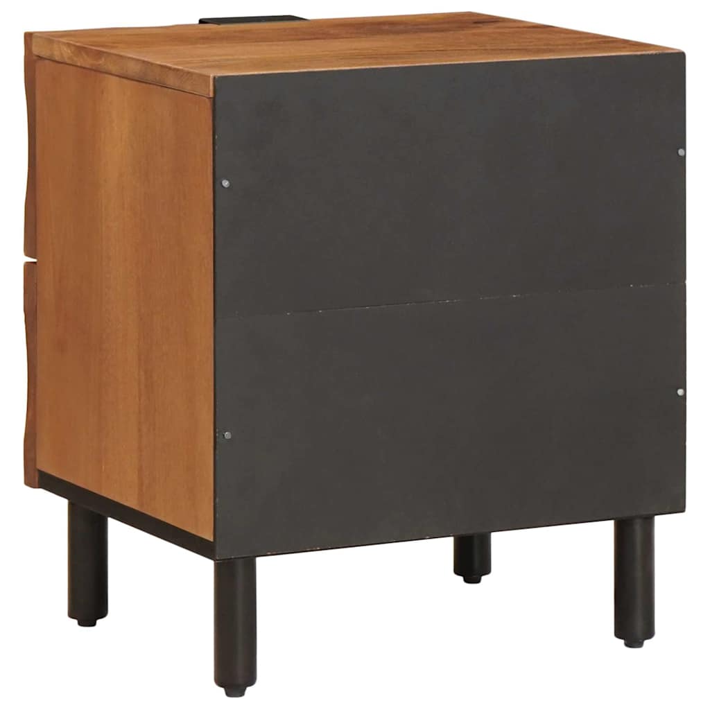 Armadio Da Notte Con Cassetto 2 Pcs Marrone 40 X 33,5 X 46 cm - Image 6