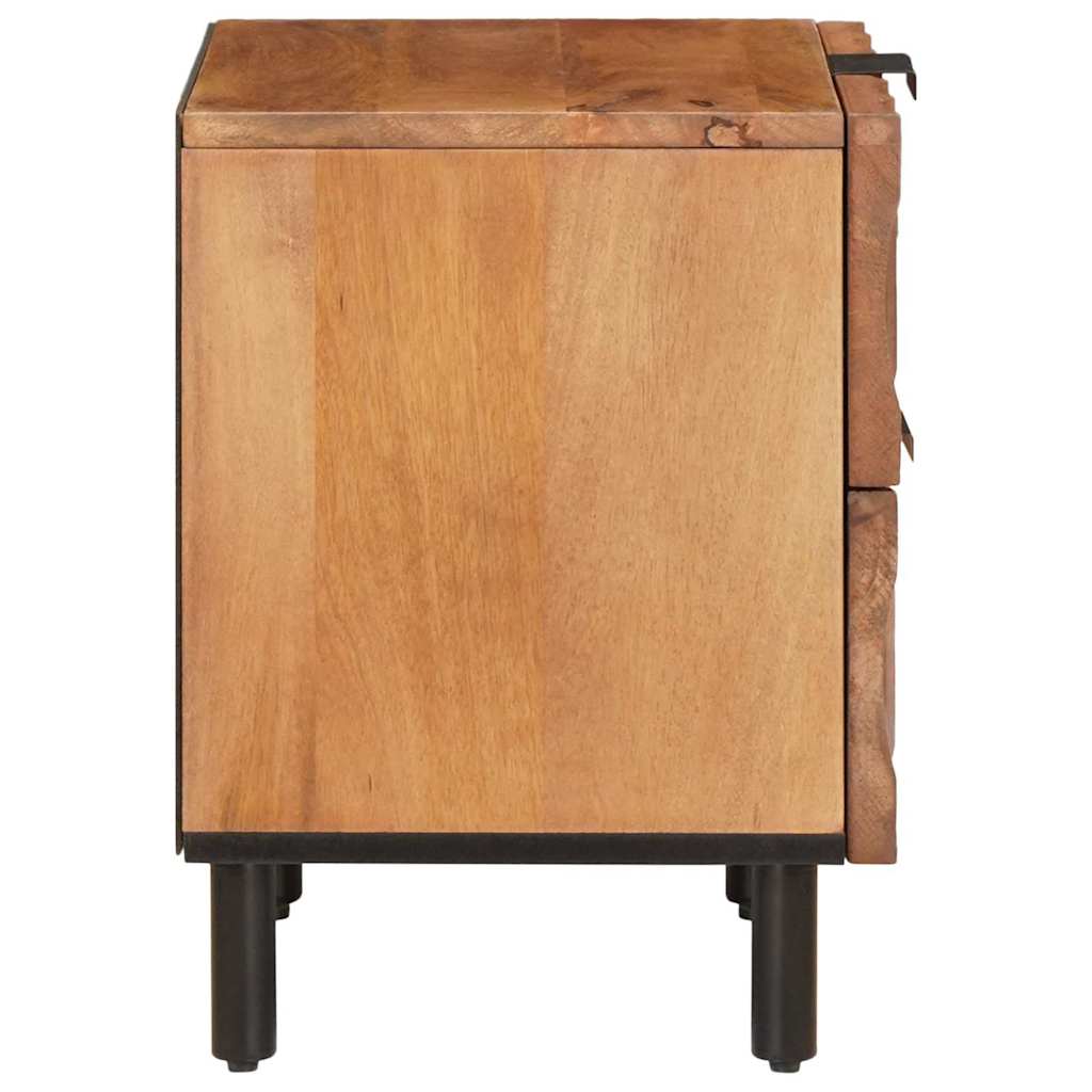 Armadio Da Notte Con Cassetto 2 Pcs Marrone 40 X 33,5 X 46 cm - Image 5