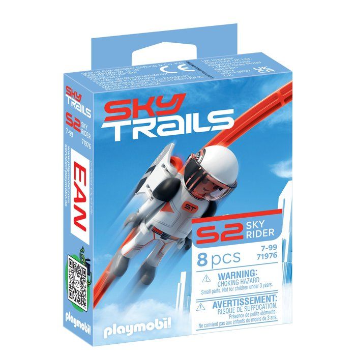 Sky Trails: Personaggio Sky Rider, Circuito Aereo, 8 Pezzi, Età 7+