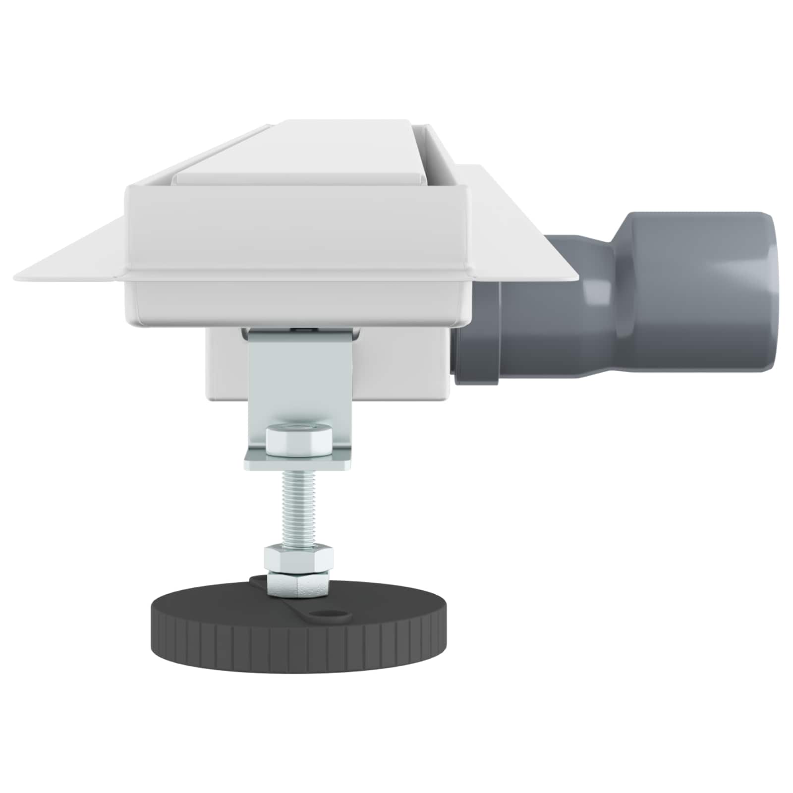 Drenaggio Doccia Con Copertura In Vetro Argento 80 cm - Image 5