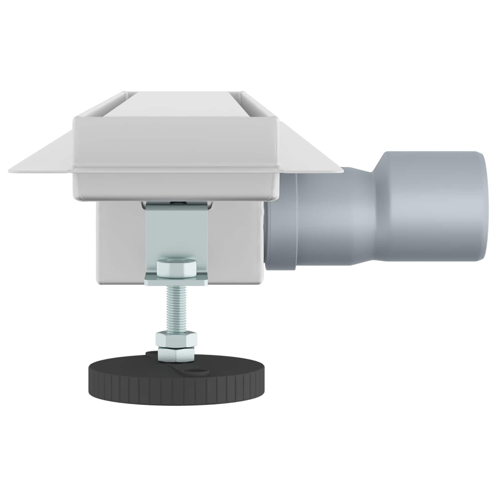 Drenaggio Doccia Con Copertura In Vetro Argento 50 cm - Image 5