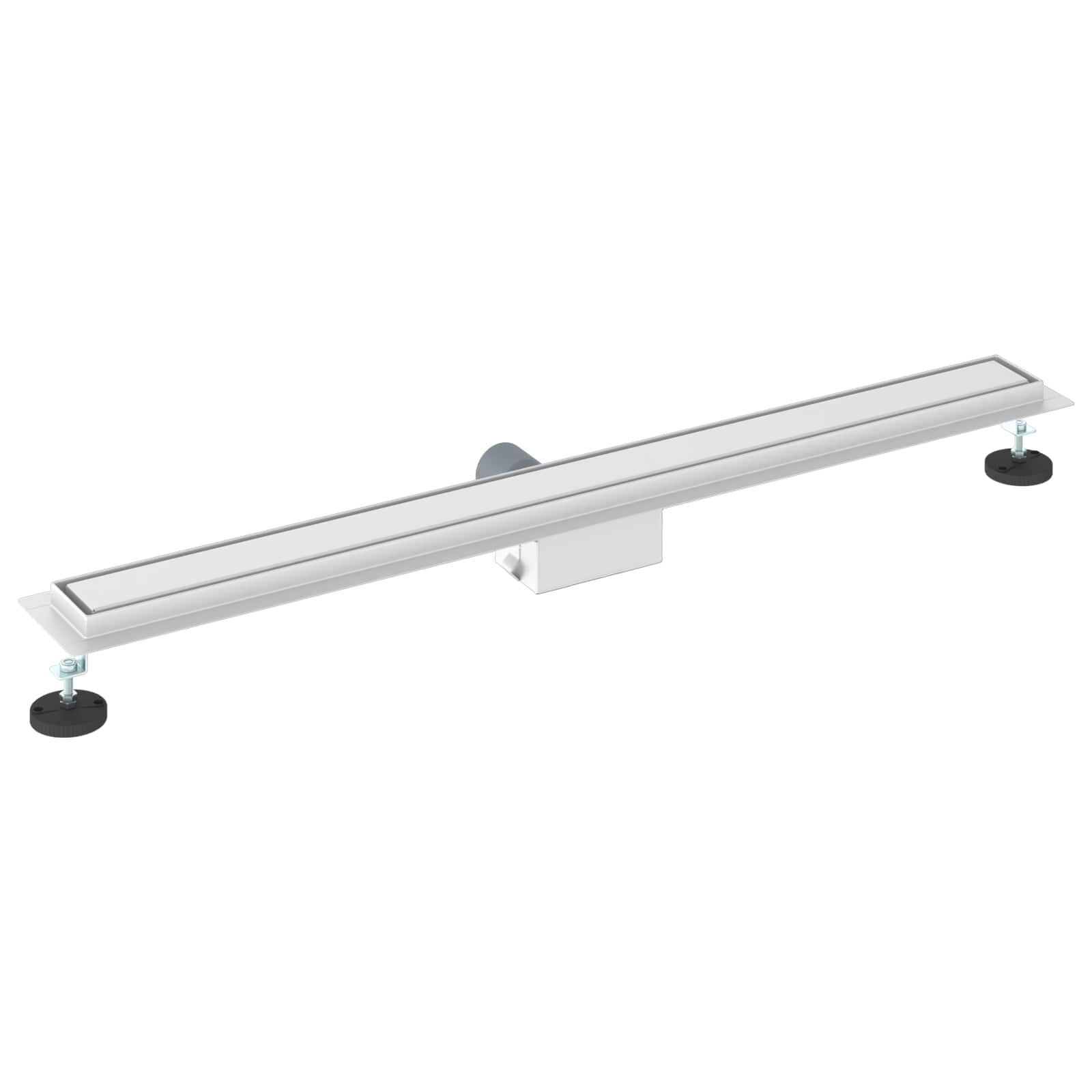 Drenaggio Doccia Con Copertura In Vetro Argento 90 cm - Image 6