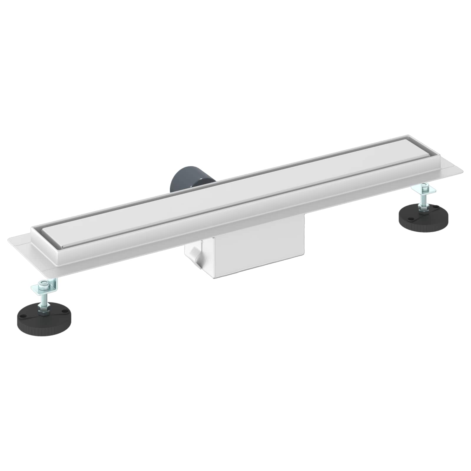 Drenaggio Doccia Con Copertura In Vetro Argento 60 cm - Image 6