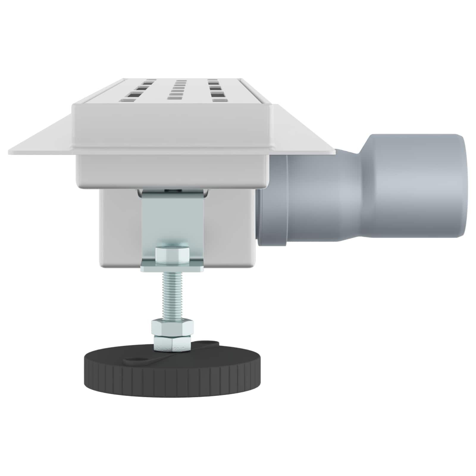 Drenaggio Doccia Con Copertura In Vetro Argento 50 cm - Image 5