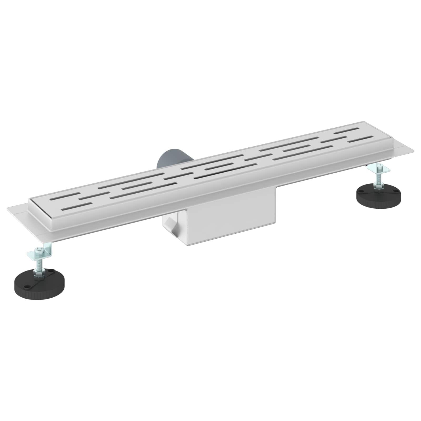 Drenaggio Doccia Con Copertura In Vetro Argento 50 cm - Image 6