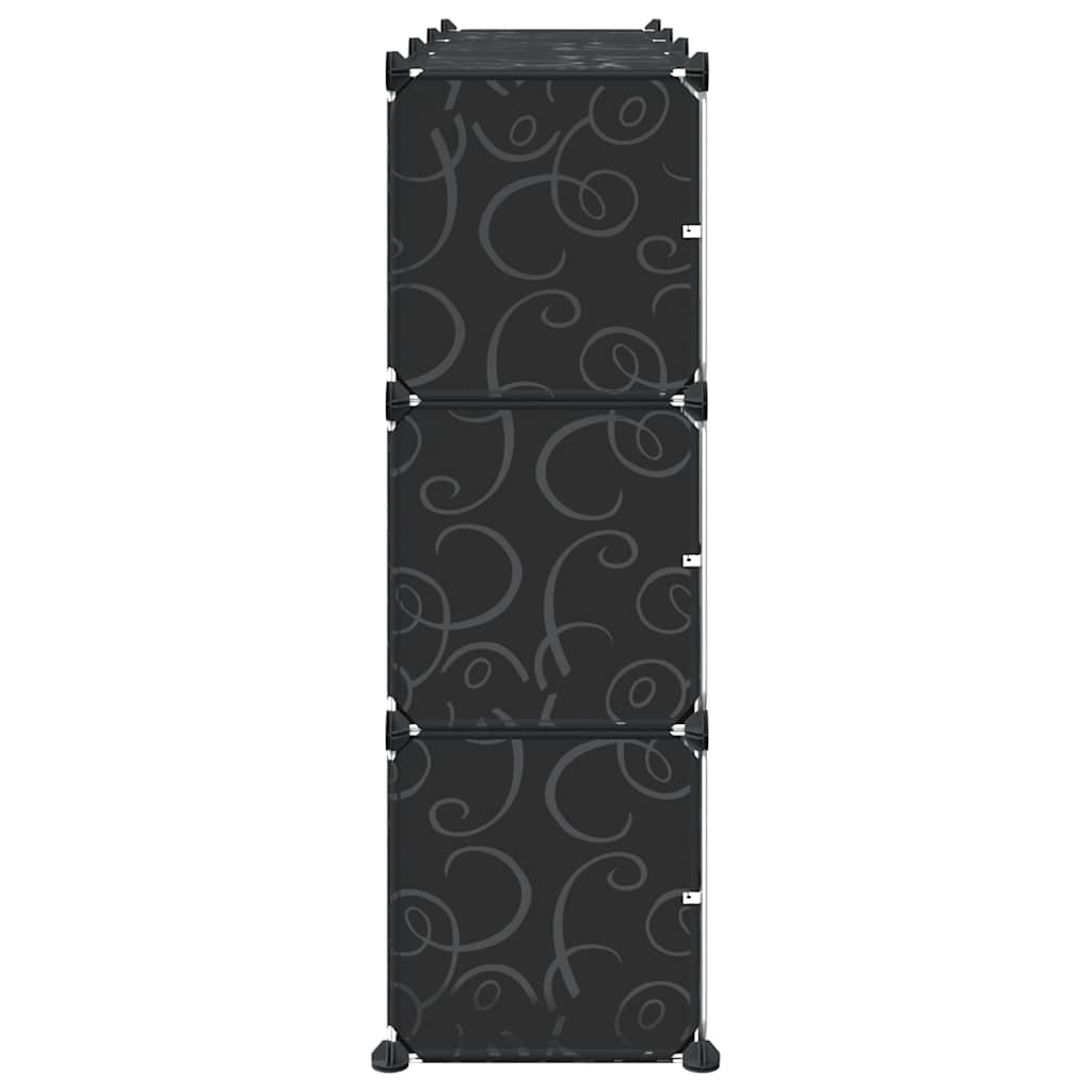 Organizzatore Portaoggetti Con 9 Cubi E Ante Trasparenti In pp - Image 5