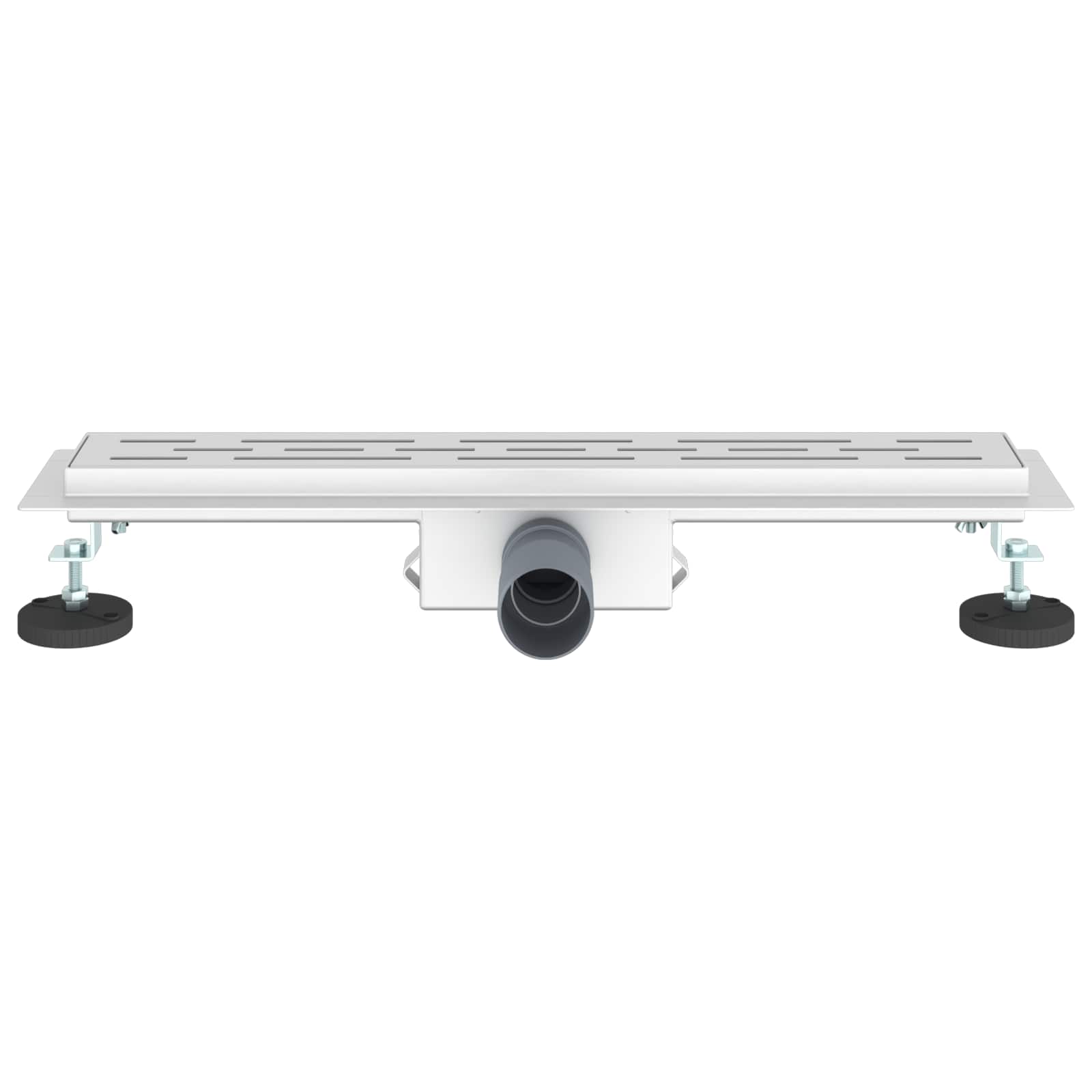 Drenaggio Doccia Con Copertura In Vetro Argento 60 cm - Image 4