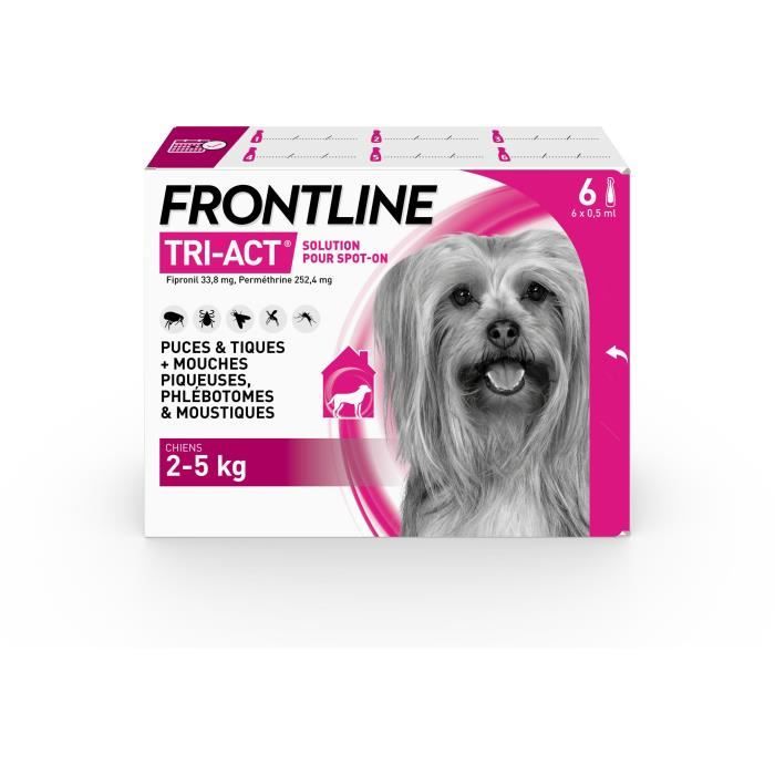 Frontline TrI-Act 2-5kg - 6 Pipette
