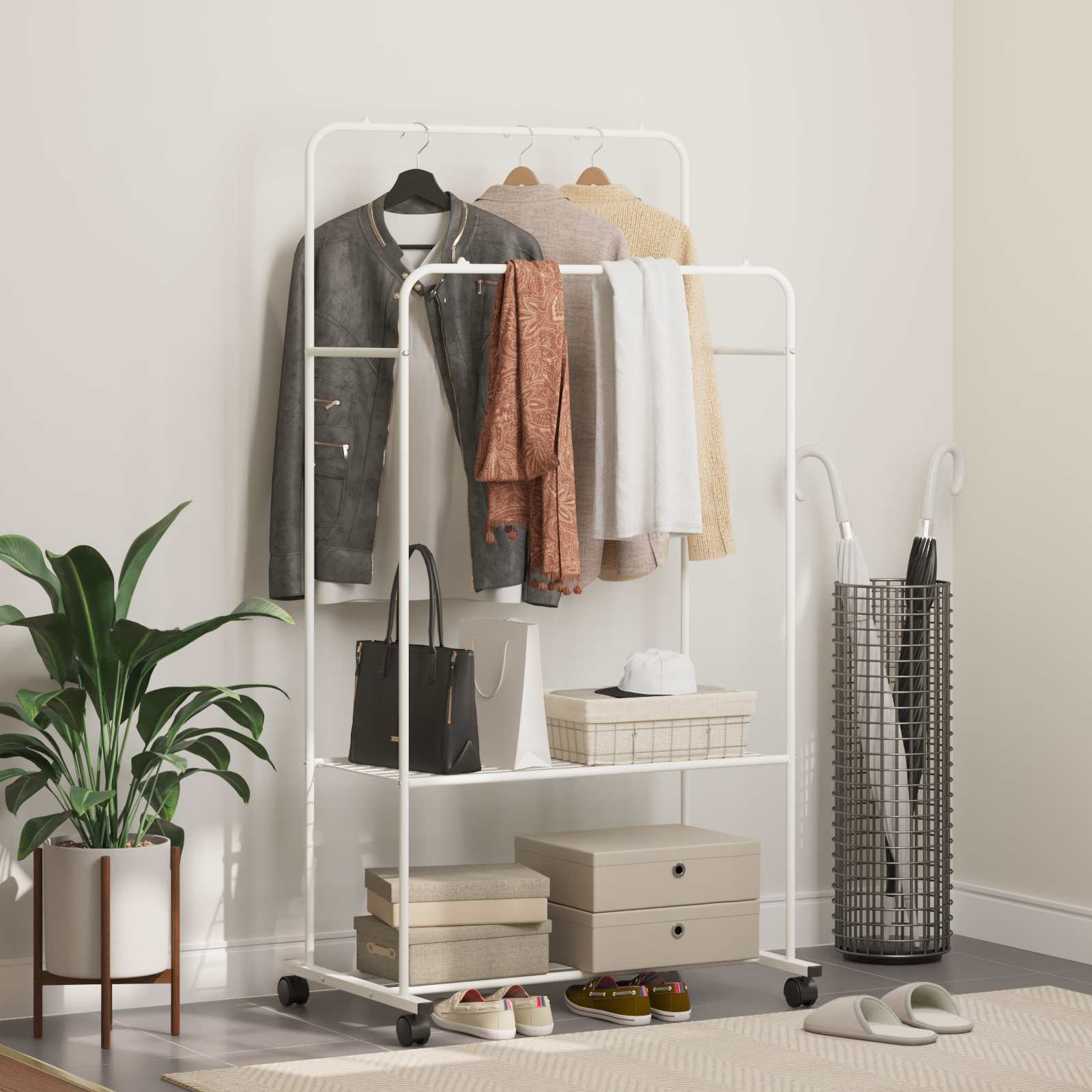 Stendibiancheria Tinta Unita Bianco