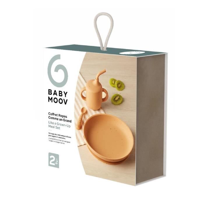 Babymoov - Set Per La Pappa Del Bambino Come Un Adulto - Dai 9 Mesi - Sviluppato Con Un Terapista Occupazionale - Silicone - Little Arty