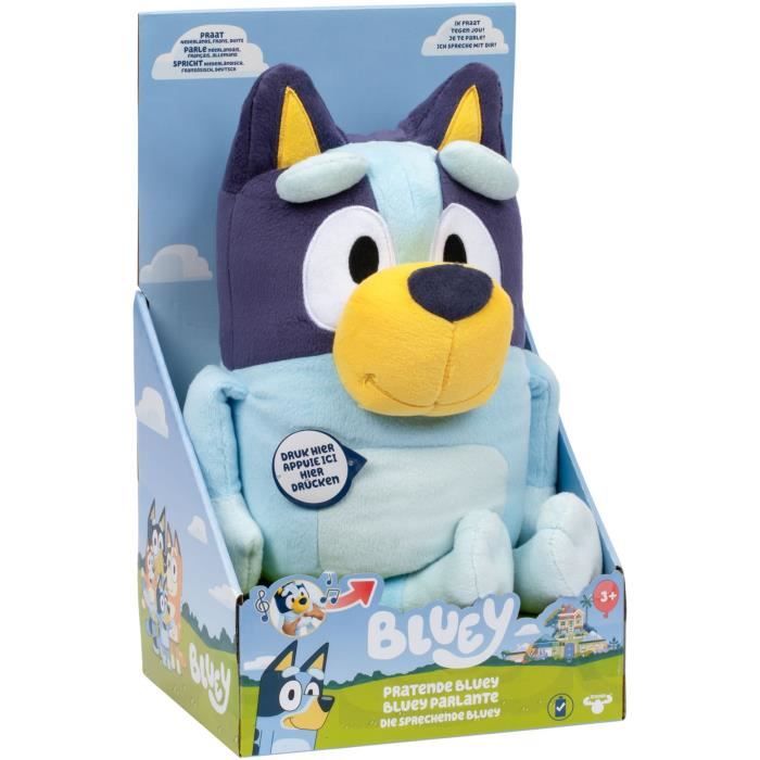 Peluche Parlante - Bluey - Bluey - 33 Cm - Voce Ufficiale - Tema Musicale