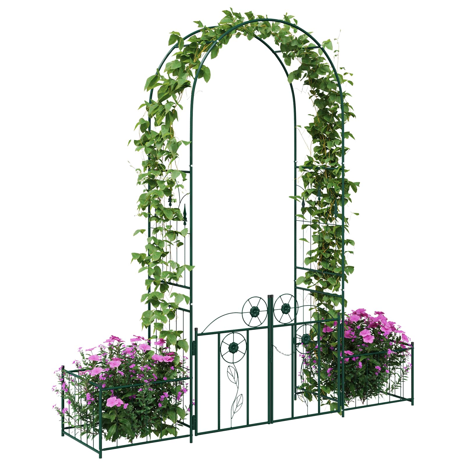 Arco Da Giardino Tinta Unita Verde 203 X 50 X 218 cm - Image 3