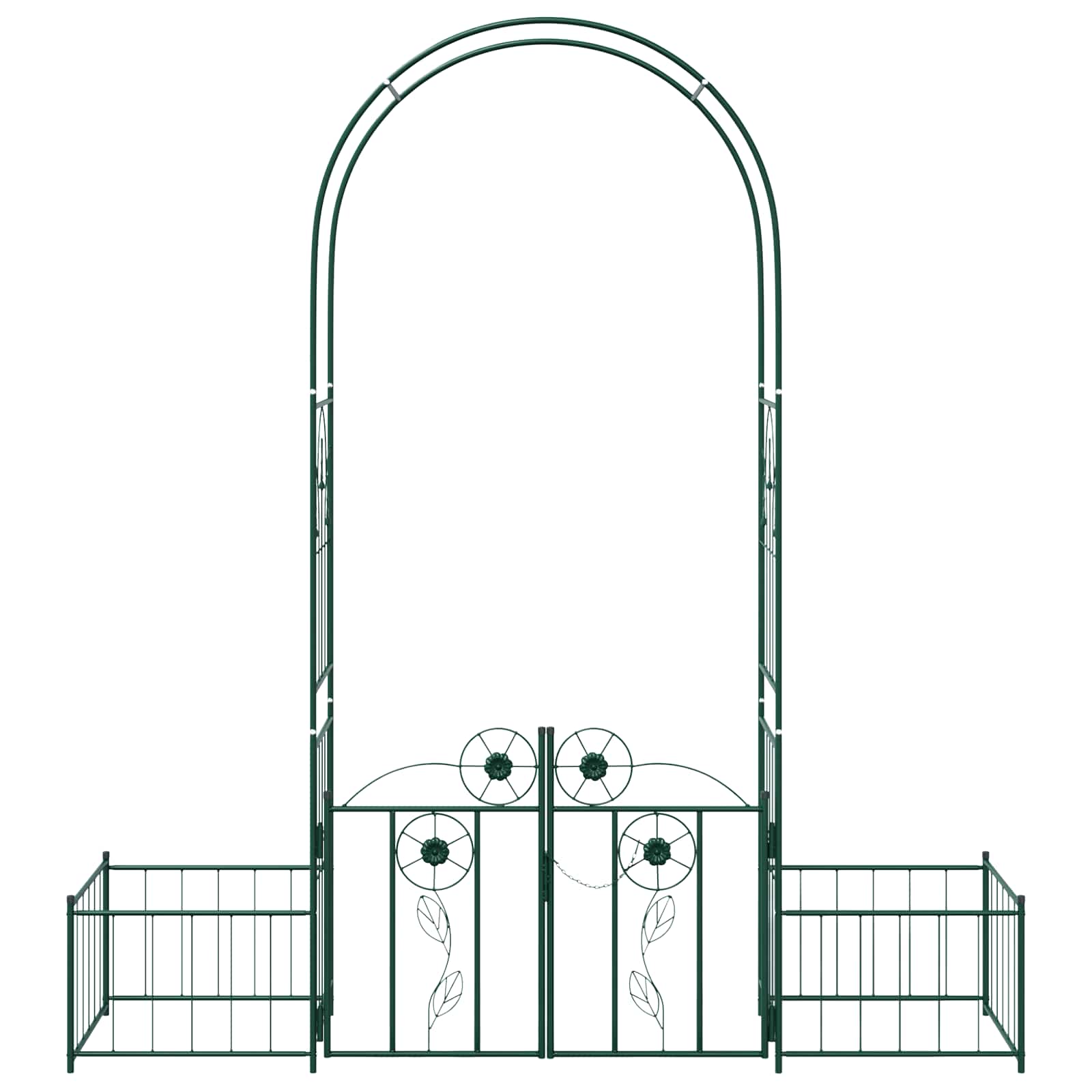 Arco Da Giardino Tinta Unita Verde 203 X 50 X 218 cm - Image 6