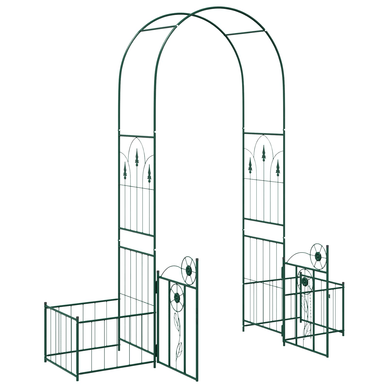Arco Da Giardino Tinta Unita Verde 203 X 50 X 218 cm - Image 5