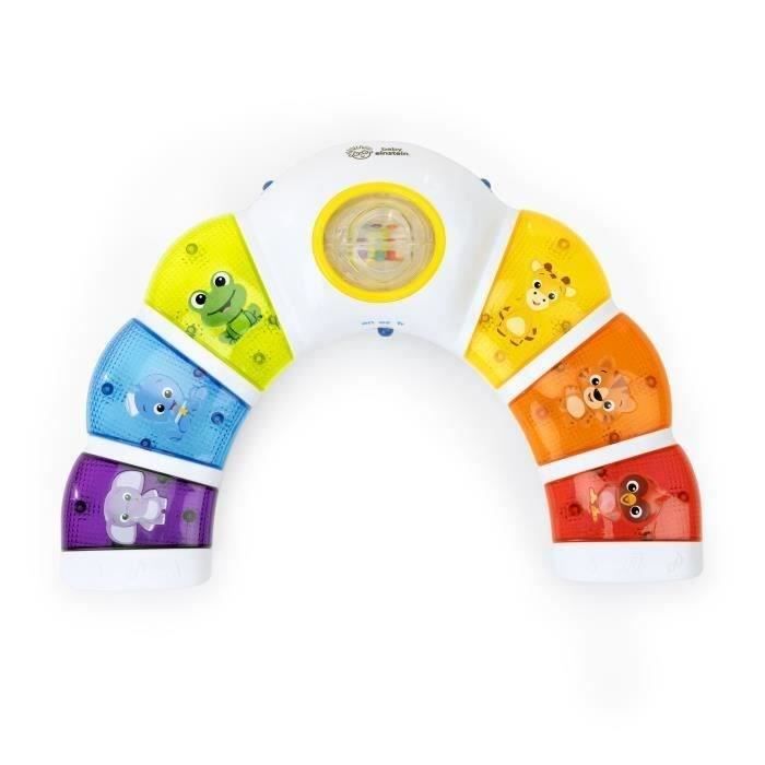 Baby Einstein - Giocattolo Musicale Per Pianoforte - Glow & Discover - Giocattolo Attività Con Luci, Musica E Sonaglio, 3 Modalità - Multilingue