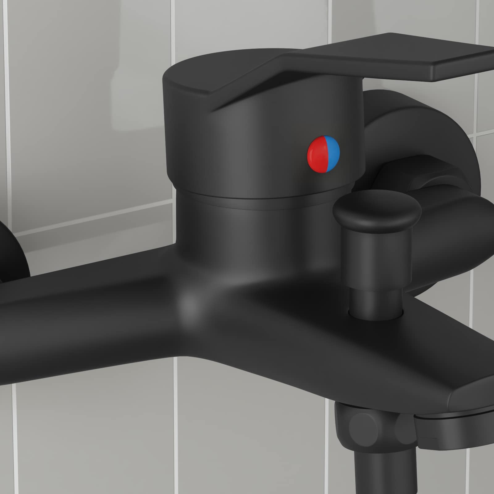 Miscelatore Doccia Nero G 1 / 2 Pollici - Image 3