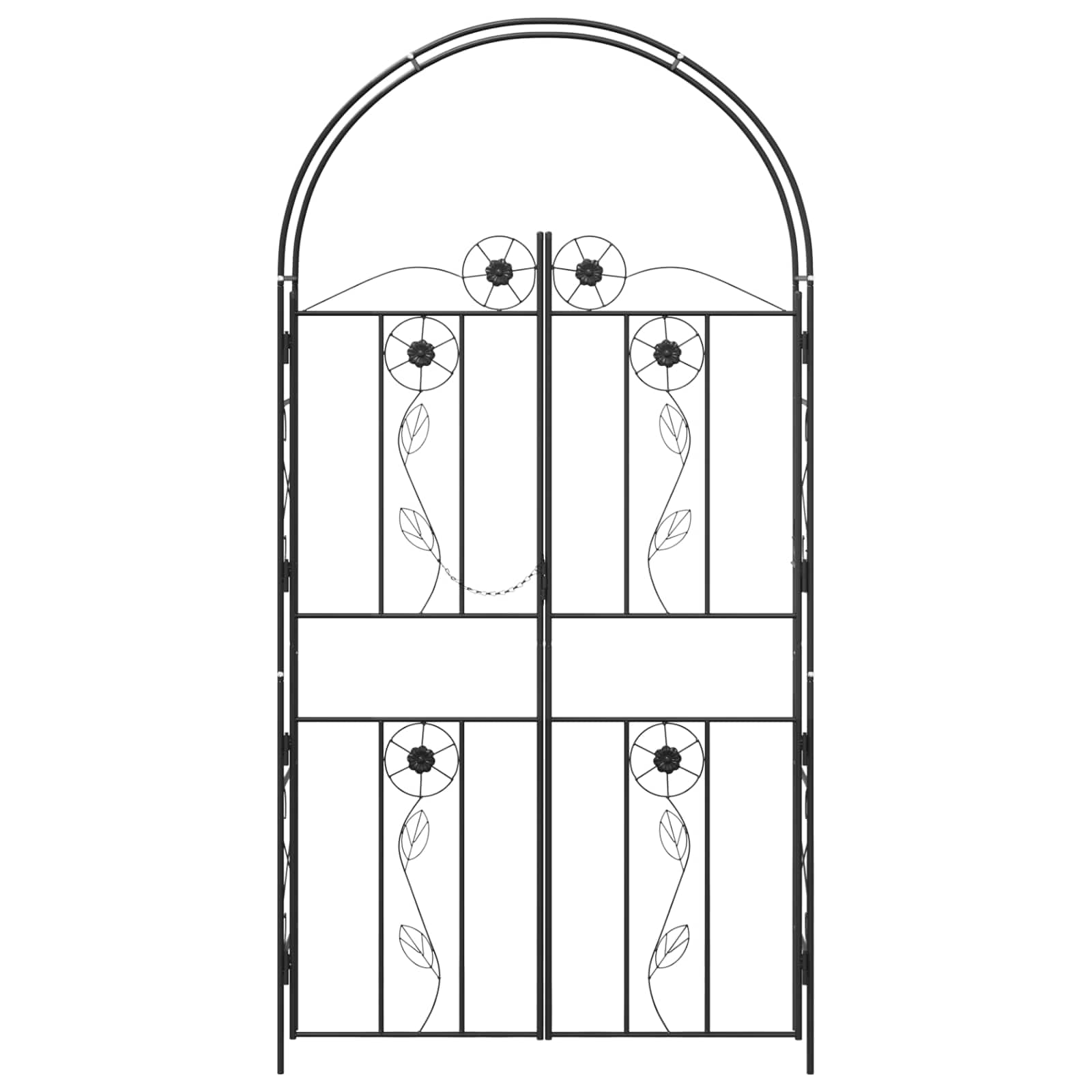 Arco Da Giardino Tinta Unita Nero - Image 6