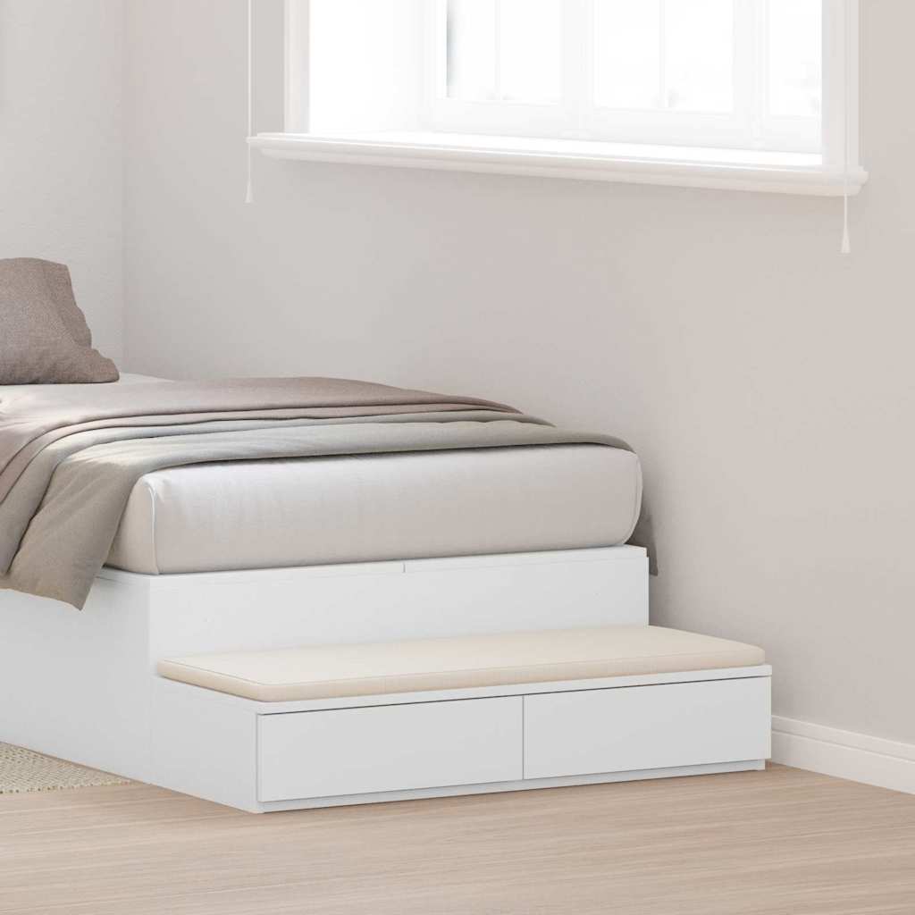 Cassetti Per Letto Con Cassetto Bianco 100 X 36,5 X 16,5 cm