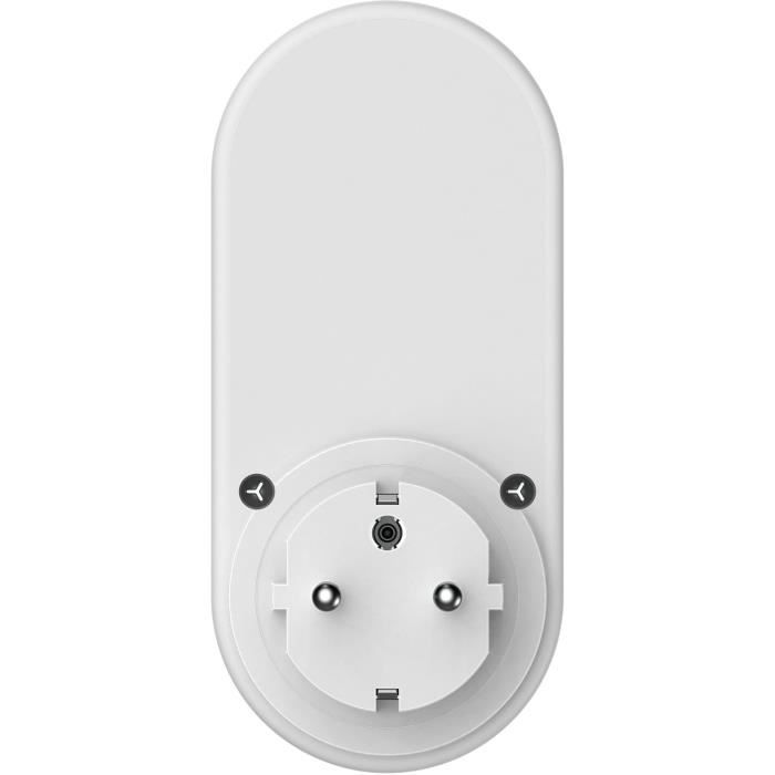 Programmatore Digitale Con Orologio - Gao - 1800 W - Schermo Lcd - Bianco