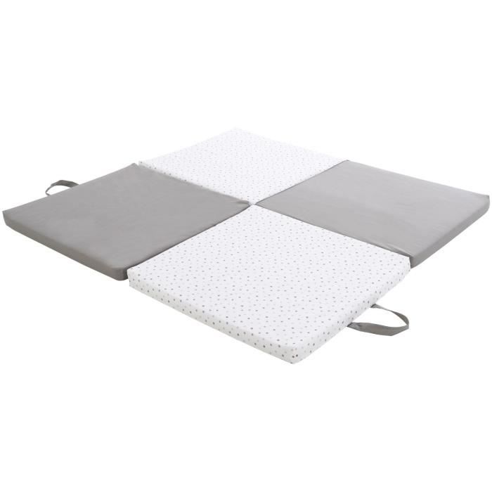 Tappeto Da Gioco - Candide - Scalabile 3 In 1 - Grigio / Stelle