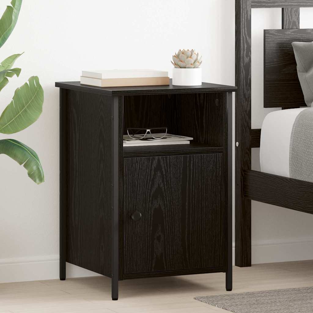 Armadio Da Notte 2 Pcs Rovere Nero 40 X 42 X 60 cm