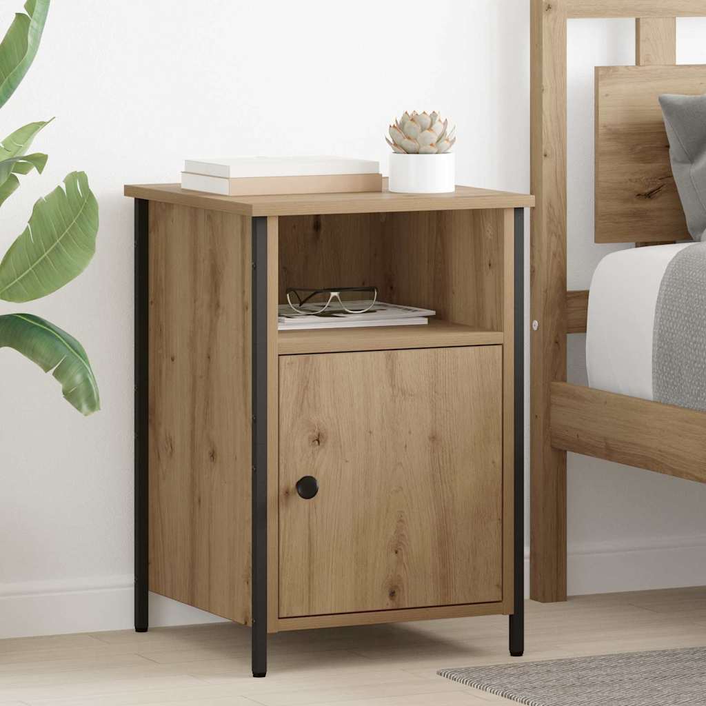 Armadio Da Notte 2 Pcs Rovere Artigianale 40 X 42 X 60 cm