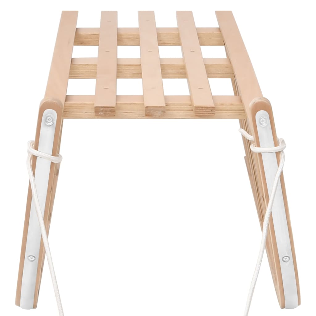 Slitta Da Neve 110x40x34 Cm In Compensato